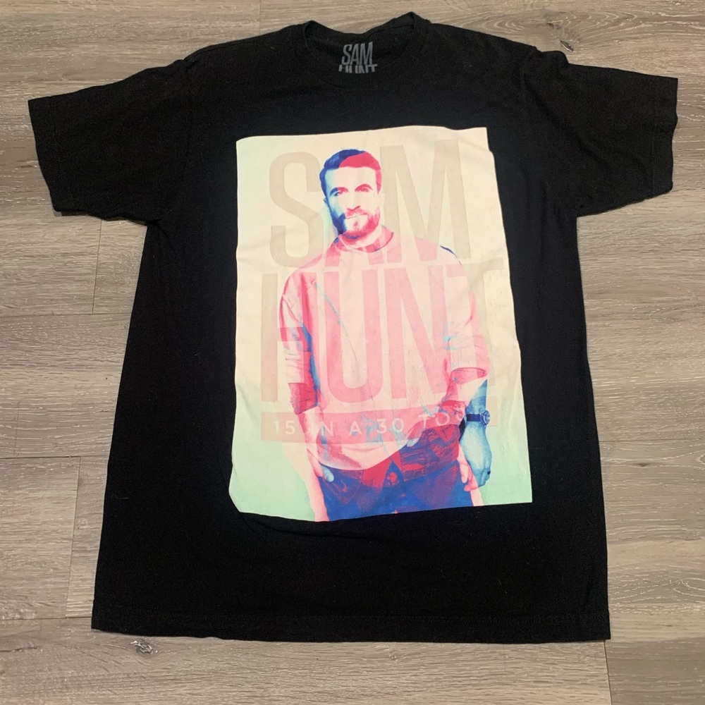 Sam hunt 15 in a 30 concert tee